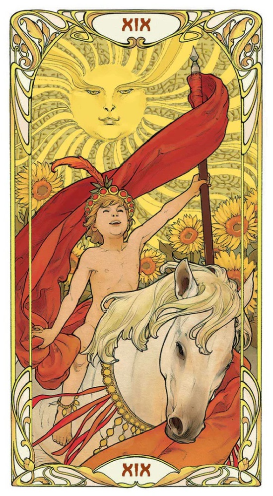 Golden Art Nouveau Tarot (Grote Arcana)