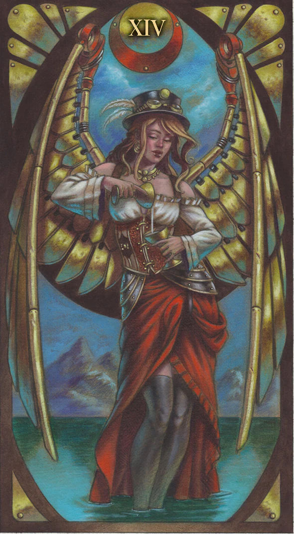 Steampunk Art Nouveau Tarot